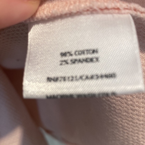 Eileen Fisher petal pink cotton/ spandex blazer/. Unlined. Size Medium. - Picture 7 of 9